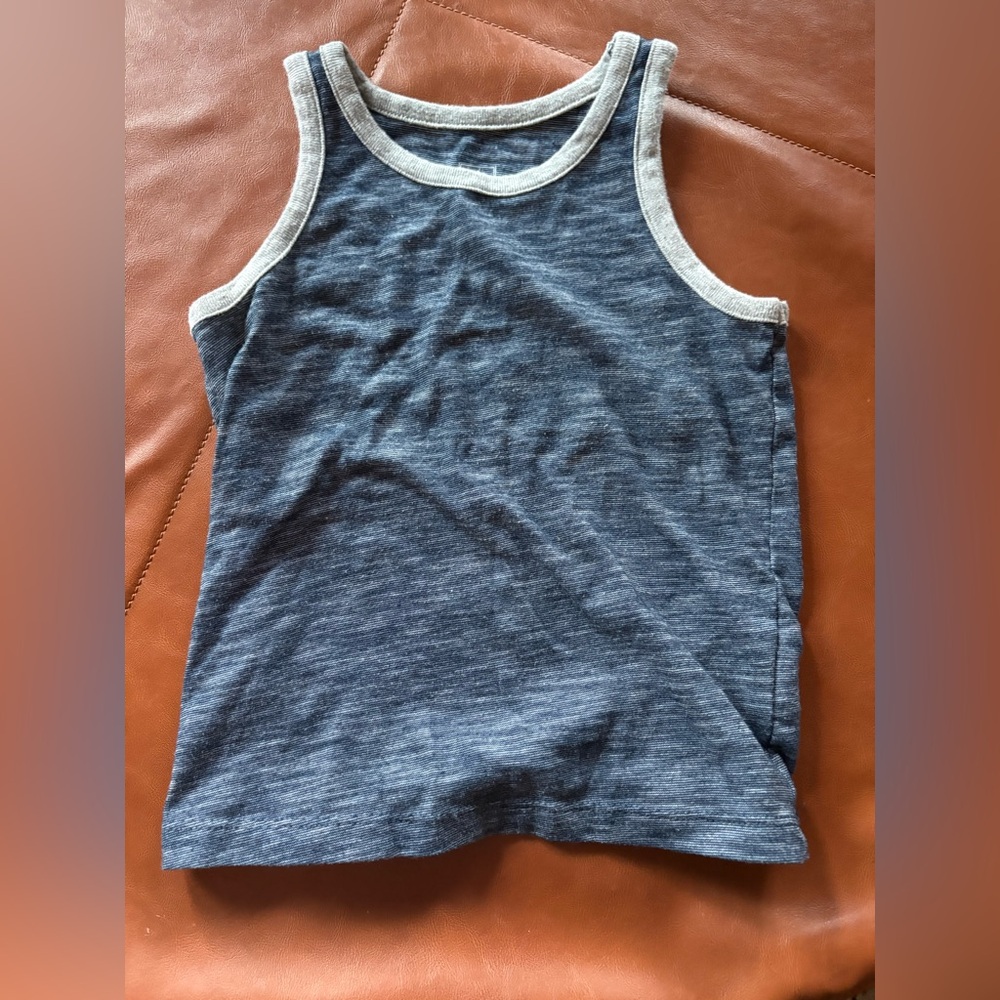 Toddler Gap 2T  Blue and Gray Tank Top